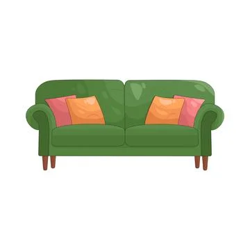 Illustration of sofa Stock Illustration