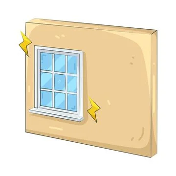 Illustration of solar window Stock Illustration