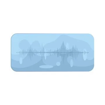 Illustration of sound wave Stock Illustration