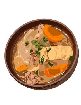 Illustration of soup Stock Illustration