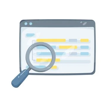 Illustration of Source code Stock Illustration