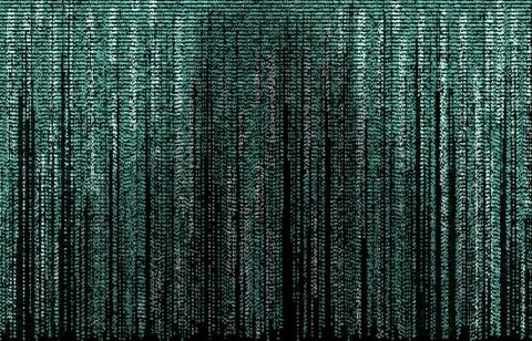 Illustration of source code written in programming language 库存照片