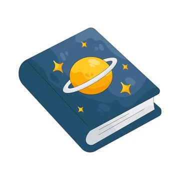 Illustration of space book Stock Illustration