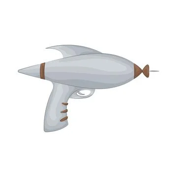 Illustration of space gun Stock Illustration
