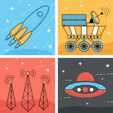 Illustration of space Stock Illustration