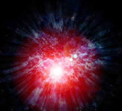 Illustration of space with multiple stars Stock Illustration