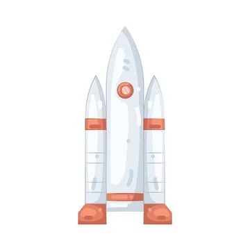 Illustration of space shuttle Stock Illustration