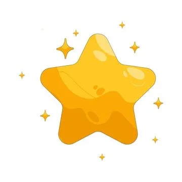 Illustration of Sparkling star Stock Illustration