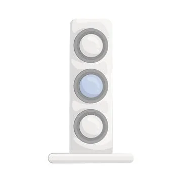 Illustration of speaker Stock Illustration