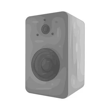 Illustration of speaker Stock Illustration