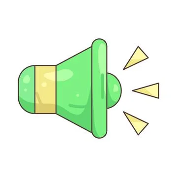 Illustration of speaker Stock Illustration