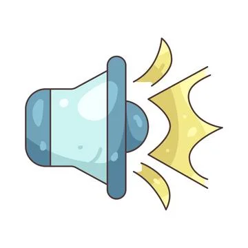Illustration of speaker Stock Illustration