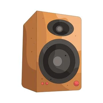 Illustration of speaker Stock Illustration