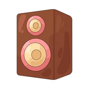 Illustration of speaker Stock Illustration