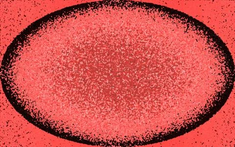 Illustration of speckled egg, 3D, sponge paint effect Stock Illustration