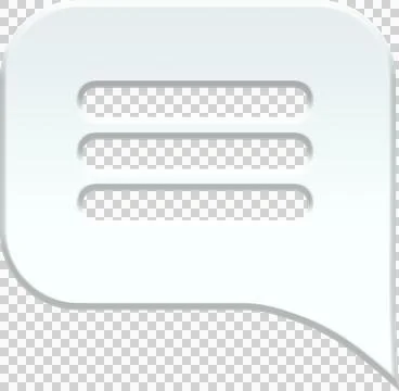Illustration of speech balloon with striped pattern Stock Photos
