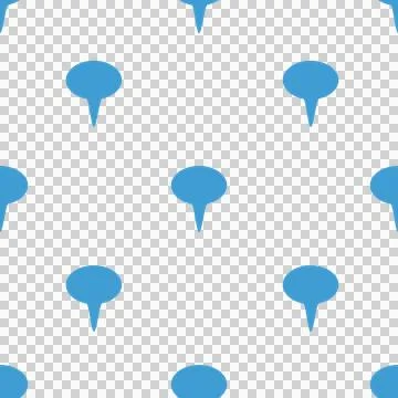 Illustration of speech bubble icon in blue color Stock Illustration