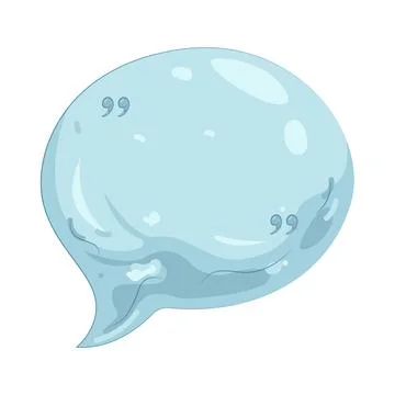 Illustration of speech bubble Stock Illustration