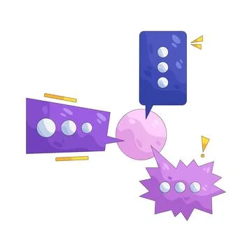 Illustration of speech bubble Stock-Illustration