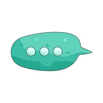 Illustration of speech bubble Stock Illustration