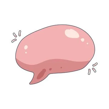 Illustration of speech bubble Stock Illustration