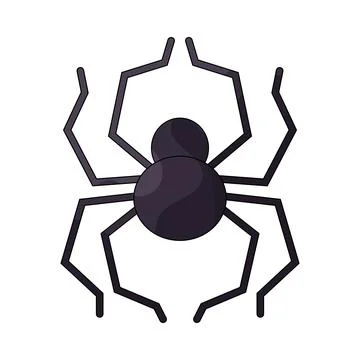 Illustration of spider Illustrazione stock
