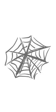 Illustration of a spider's web Stock Illustration