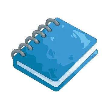 Illustration of spiral notebook イラスト素材