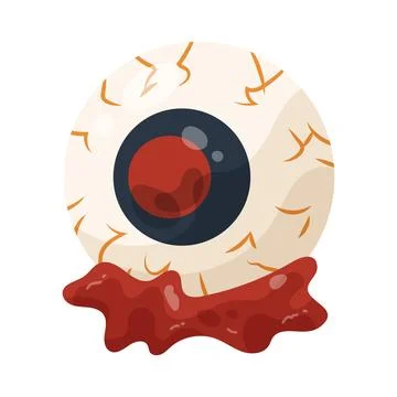 Illustration of spooky eyeball イラスト素材