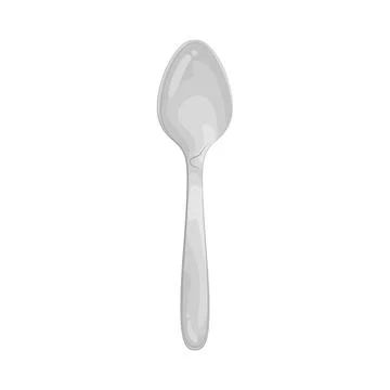 Illustration of spoon Illustrazione stock