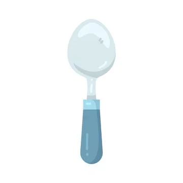 Illustration of spoon Ilustración de archivo