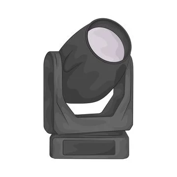 Illustration of spotlight Stock Illustration