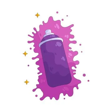Illustration of spray can Stock Illustration