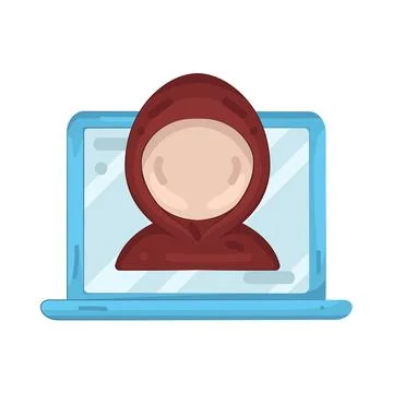 Illustration of Spyware Stock Illustration