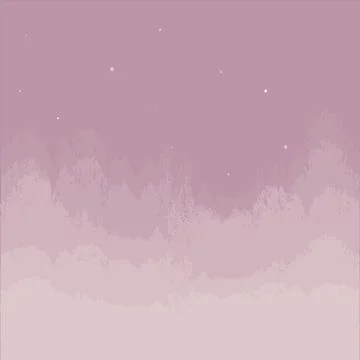 Illustration on a square background - Starry Night. Surreal. Background. Desi Illustrazione stock