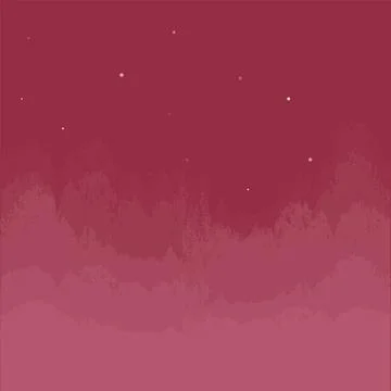 Illustration on a square background - Starry Night. Surreal. Background. Desi Stock Illustration
