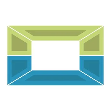 Illustration of a square shape background Stock Illustration