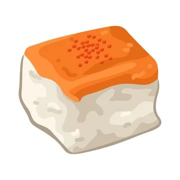Illustration of Square sushi Stock Illustration