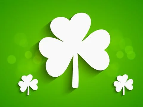 Illustration of St. Patricks Day background 库存插图