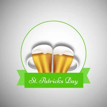 Illustration of St. Patricks Day background Illustrazione stock
