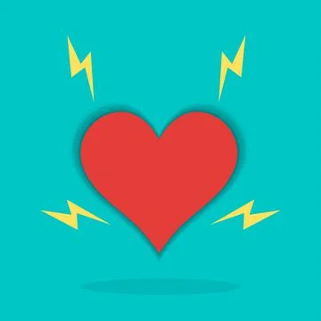 Illustration for St. Valentine's Day, vector on white background Stock Illustration