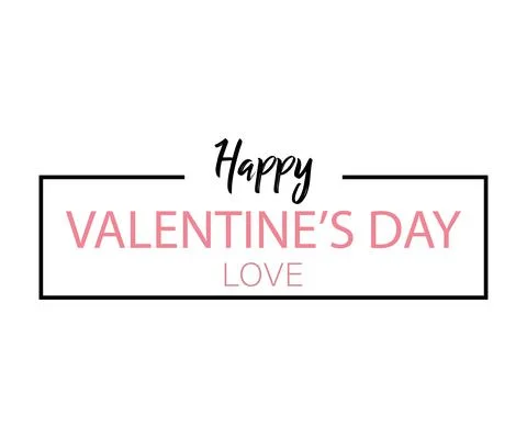Illustration for St. Valentine's Day, vector on white background Stock Illustration