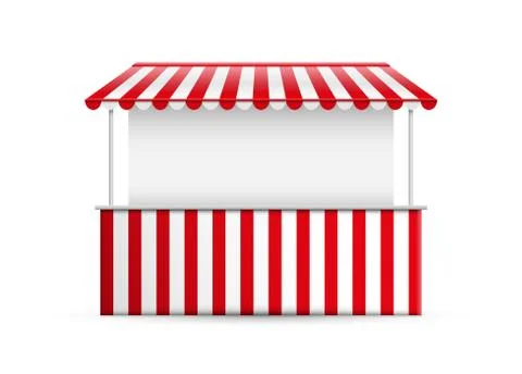 Illustration of a stall. Stock Illustration