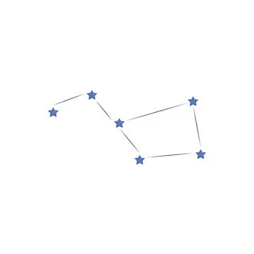 Illustration of Star Map Stock Illustration