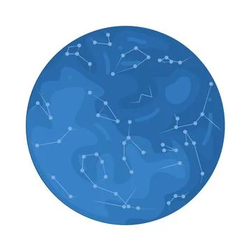 Illustration of star map イラスト素材