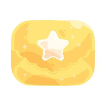 Illustration of star message Stock Illustration