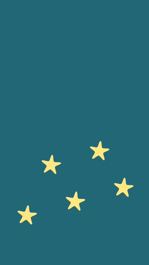 An illustration of stars falling from above Stock Footage 327475979