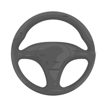 Illustration of Steering wheel Stock Illustration