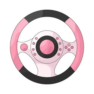 Illustration of steering wheel Stock Illustration