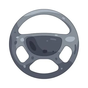 Illustration of steering wheel Stock Illustration
